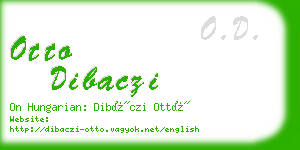 otto dibaczi business card